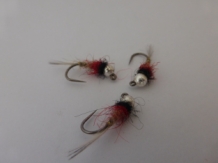 Size 14 Tungsten Hare,s Ear Silver Barbless